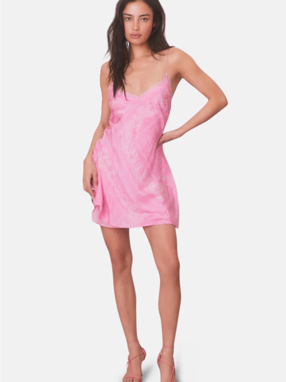 Loveshackfancy fancy pink bandana dress